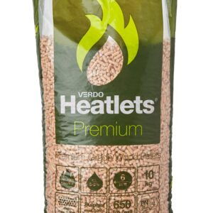 Heatlets Premium 6mm træpiller - 10 kg's poser